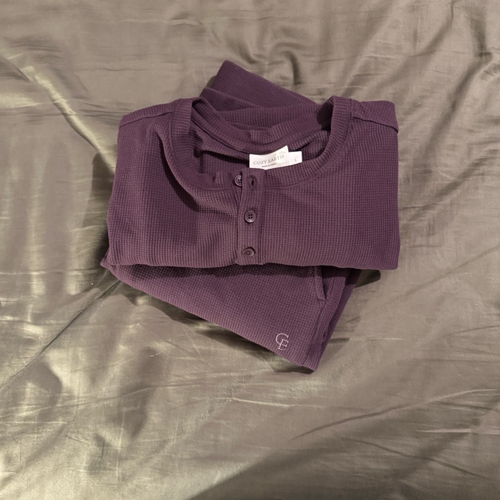 Cozy Earth Purple Pajama Set